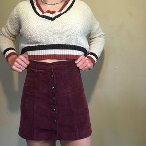 Brandy Melville Corduroy Skirt